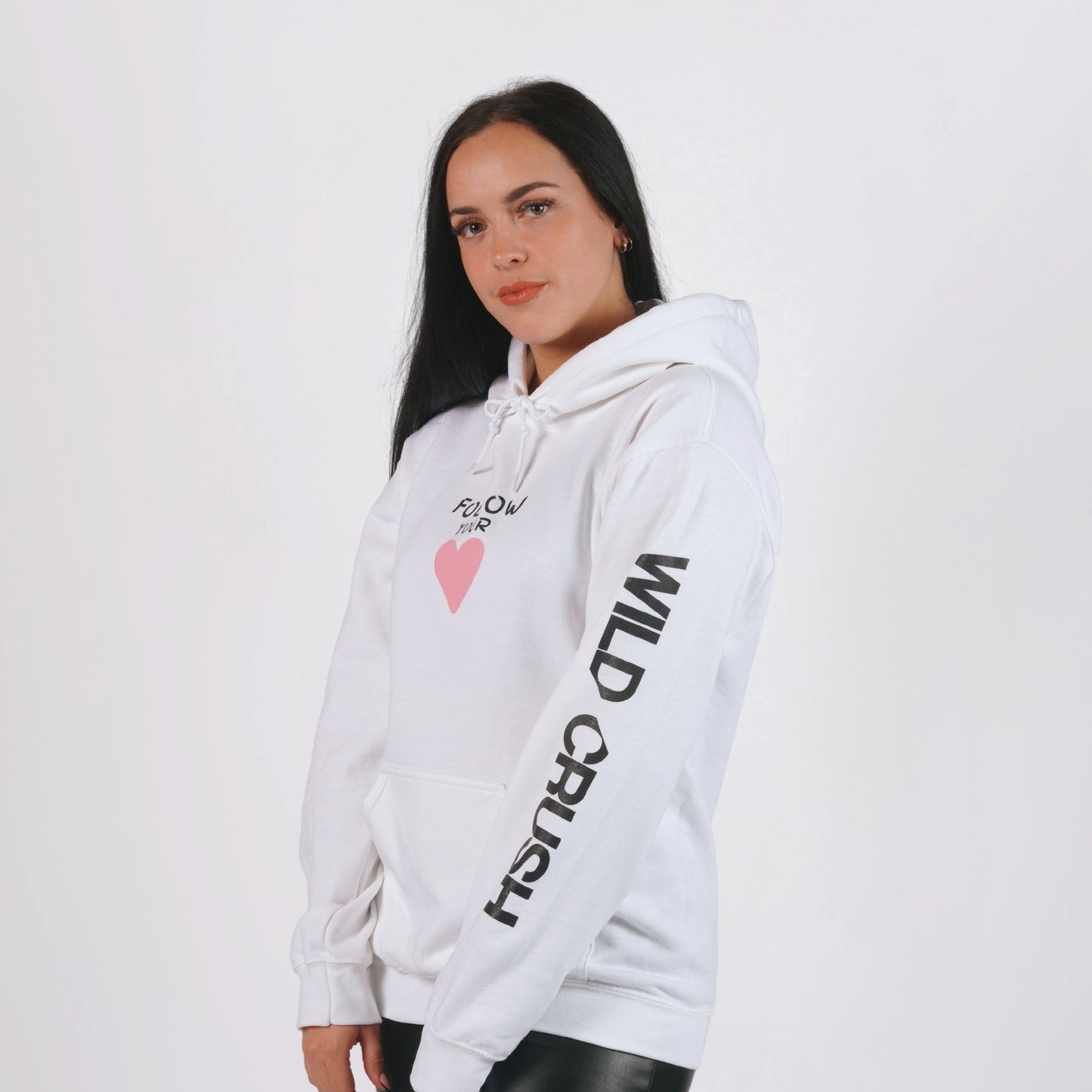 Hoodie Blanc - Follow Your Heart