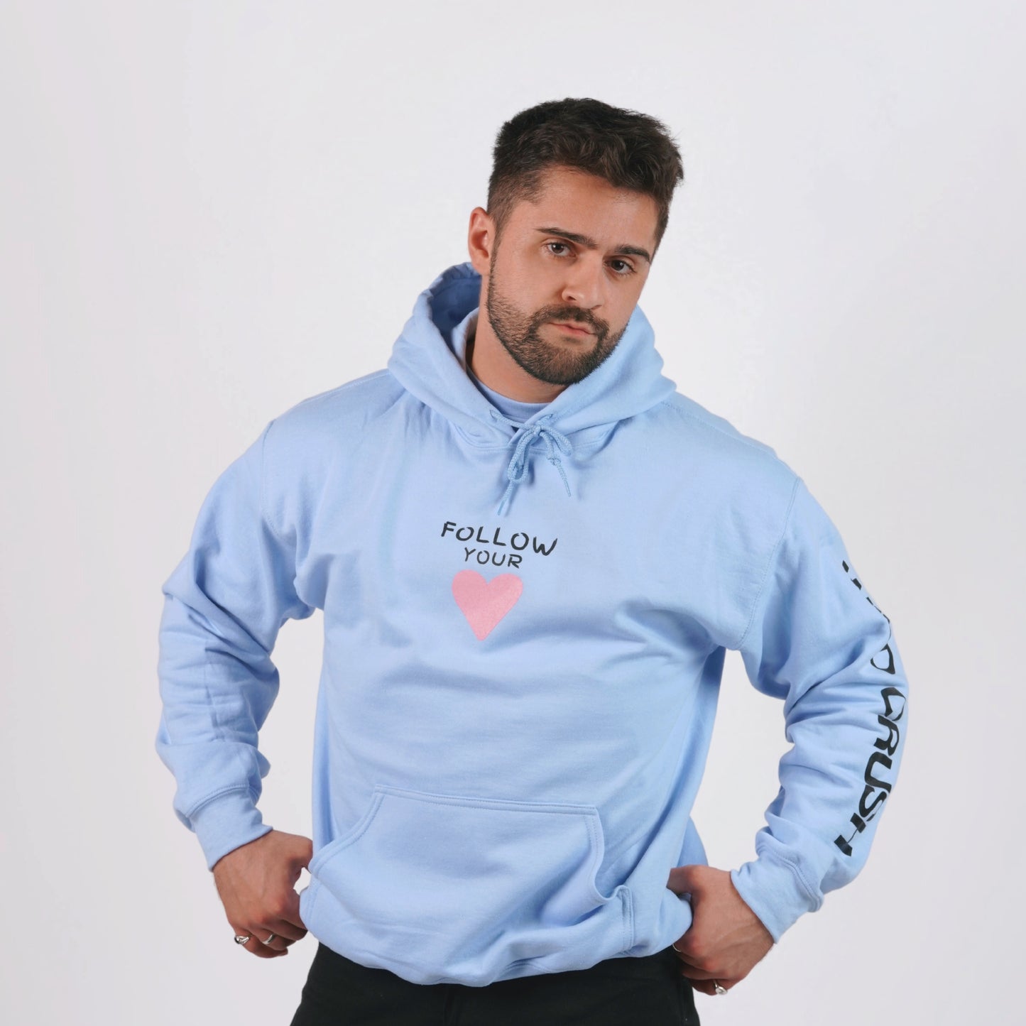 Hoodie Bleu - Follow Your Heart