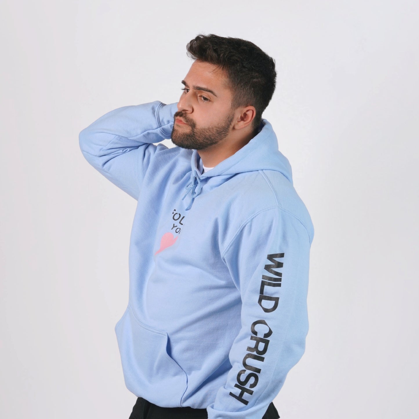 Hoodie Bleu - Follow Your Heart